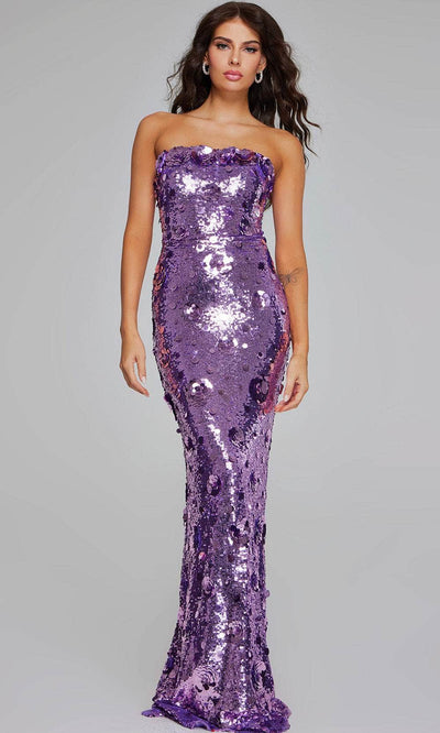 Jovani 42154 - Strapless Evening Gown with Sequins - Prom