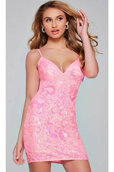Jovani 42601 - Embellished Sheath Cocktail Dress - Prom