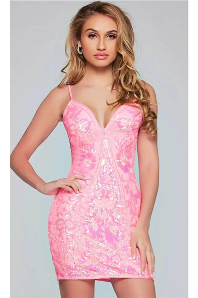 Jovani 42601 - Embellished Sheath Cocktail Dress - Prom