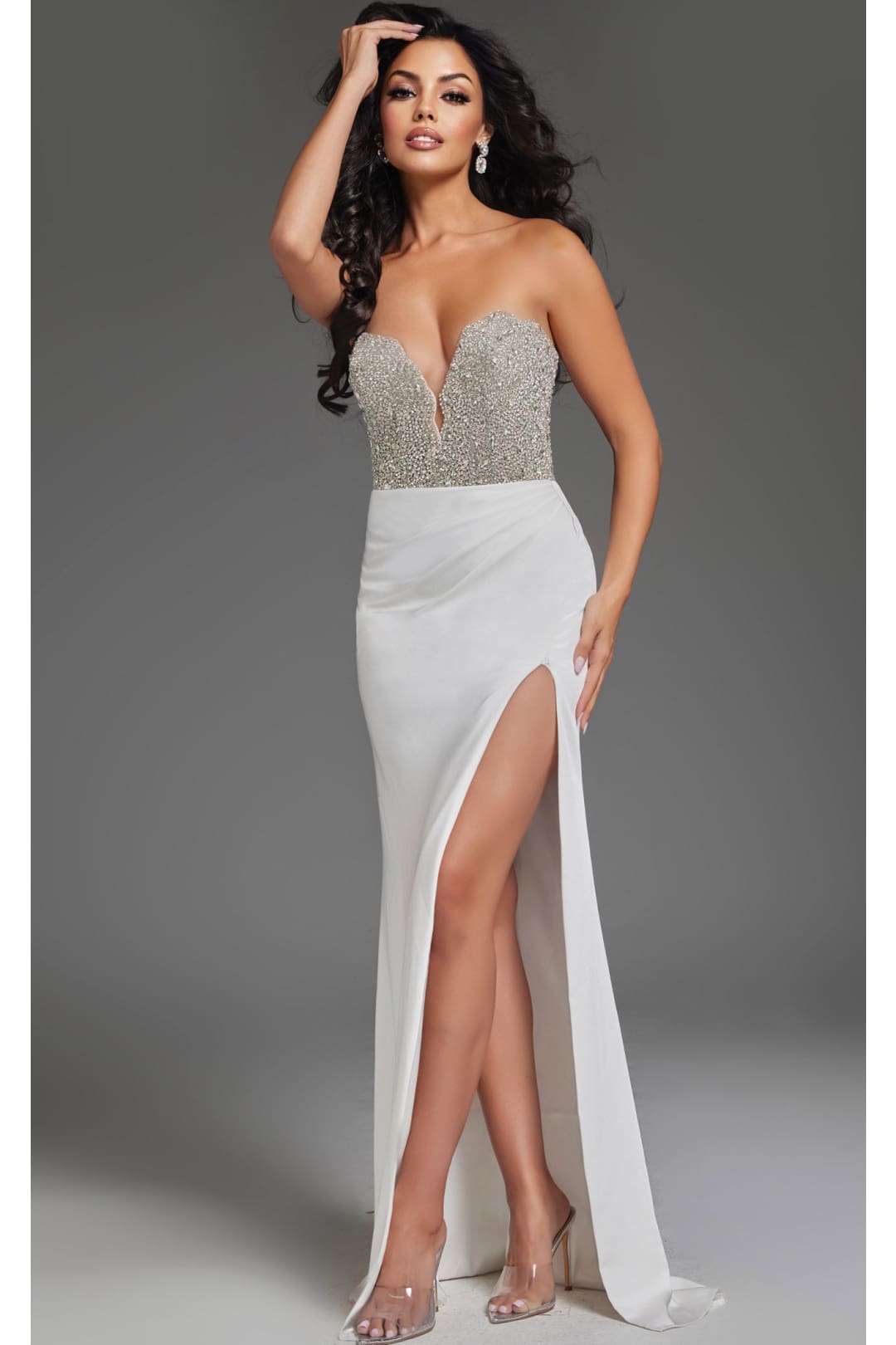 Jovani 42637 Off White