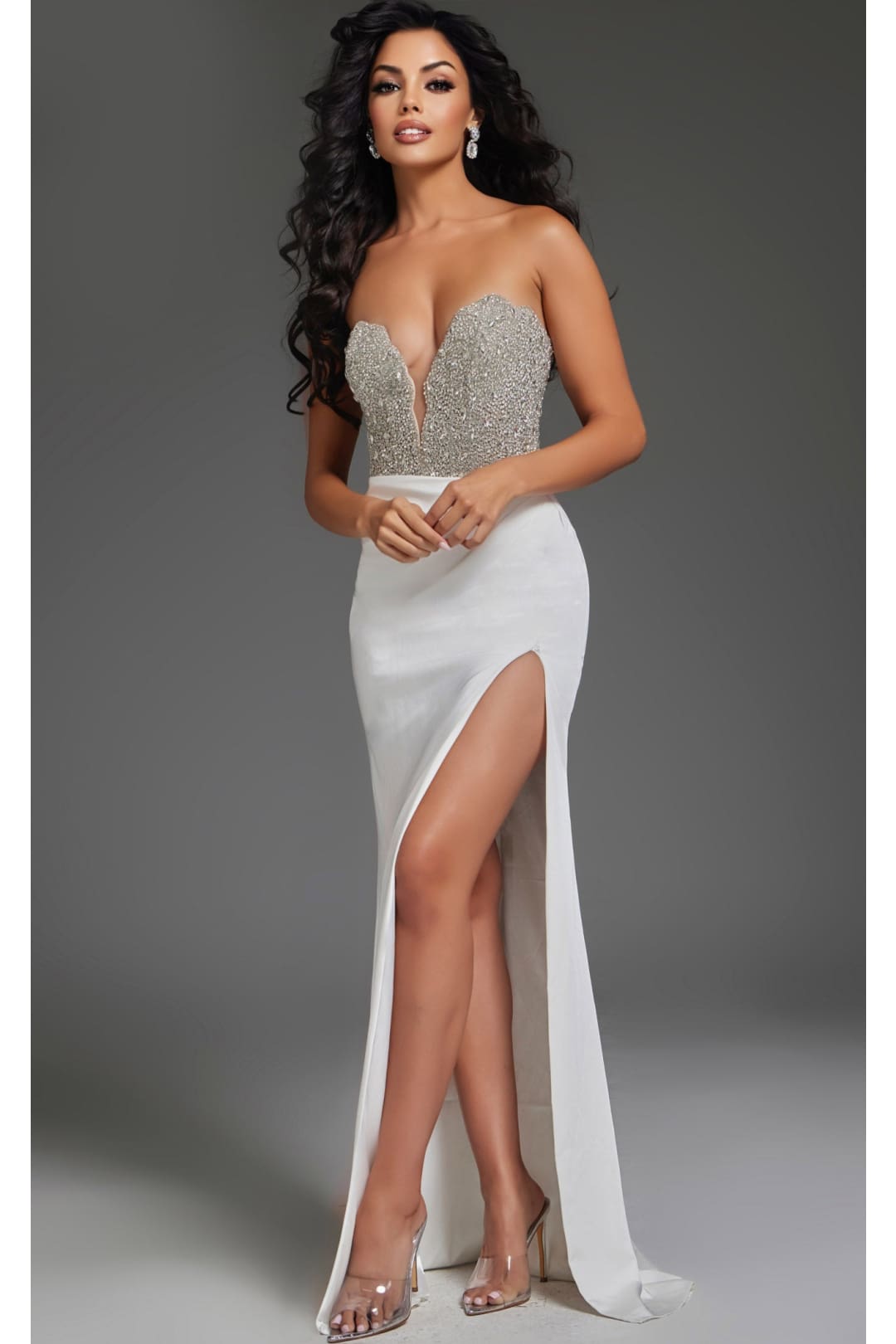 Jovani 42637 Off White