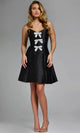 Jovani 43490 - Sweetheart Mini Dress with Rhinestone Bows Cocktail Dresses