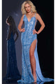 Jovani 43673 Blue