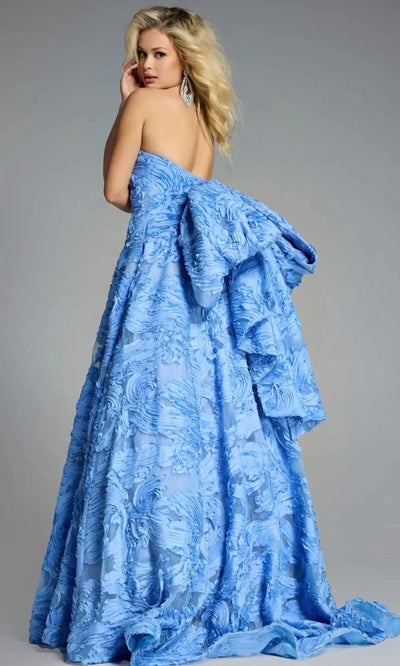 Jovani 44114 - Strapless Textured Ballgown in Black