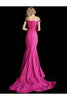 Jovani 60122 - Off-Shoulder Glitter Mermaid Dress with Sweetheart Neckline. - Prom