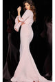 Jovani 63168 - Ruffle Bell Sleeve Evening Gown - Prom