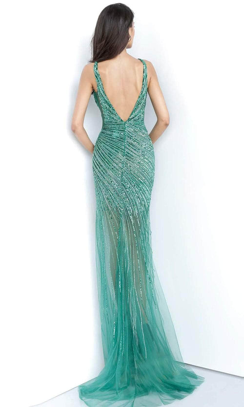 Jovani - 63405 Junior Prom Dress with High Slit - Prom