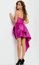 Jovani 63611 - Peplum Cocktail Dress with Asymmetrical Design - Prom