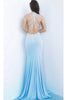 Jovani 67101 - Halter Trumpet Dress in Jersey with Beaded Details - Prom