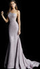 Jovani 67650 - Stretch Glitter Mermaid Gown with a Sweeping Train. - Prom