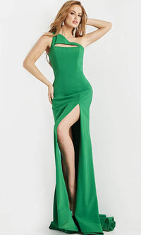 Jovani 07279 - Asymmetrical Sheath Evening Dress. - Prom