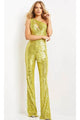 Jovani 9017 - Sequin One-Shoulder Jumpsuit - Prom