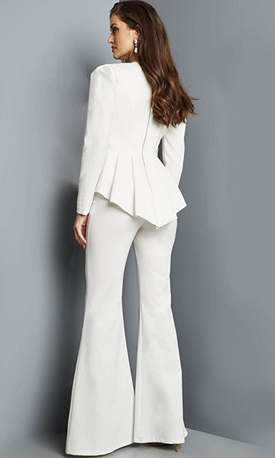 Jovani 09381 - Peplum Jacket Two-Piece Jumpsuit - Prom