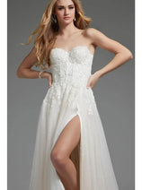 Jovani JB25730 - Embroidered Sweetheart Bridal Gown