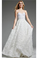 Jovani JB36644 - Floral Texture Bridal Gown - Prom