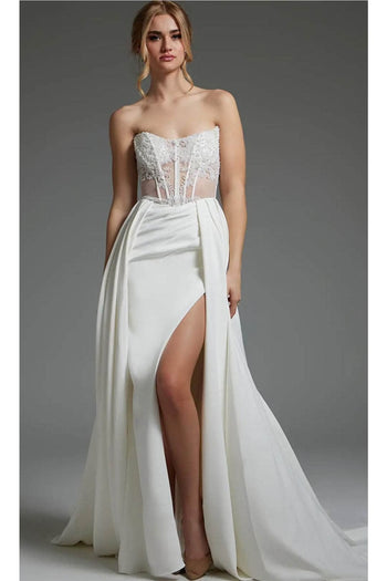 Jovani JB37128 - Corset Overskirt Bridal Gown - Prom