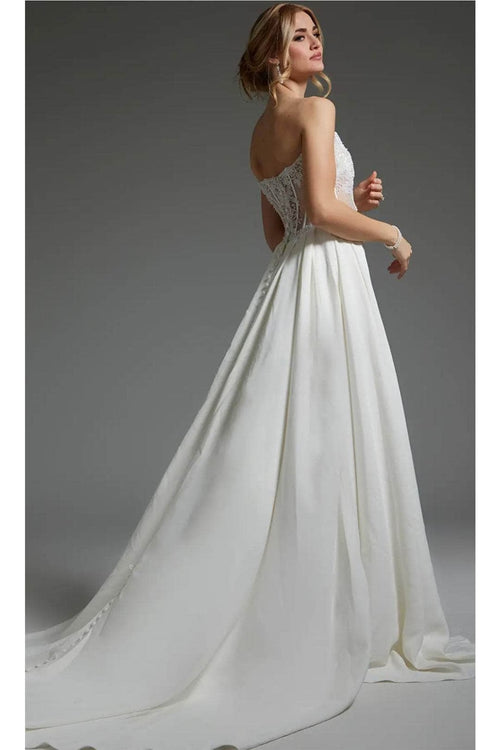 Jovani JB37128 - Corset Overskirt Bridal Gown - Prom