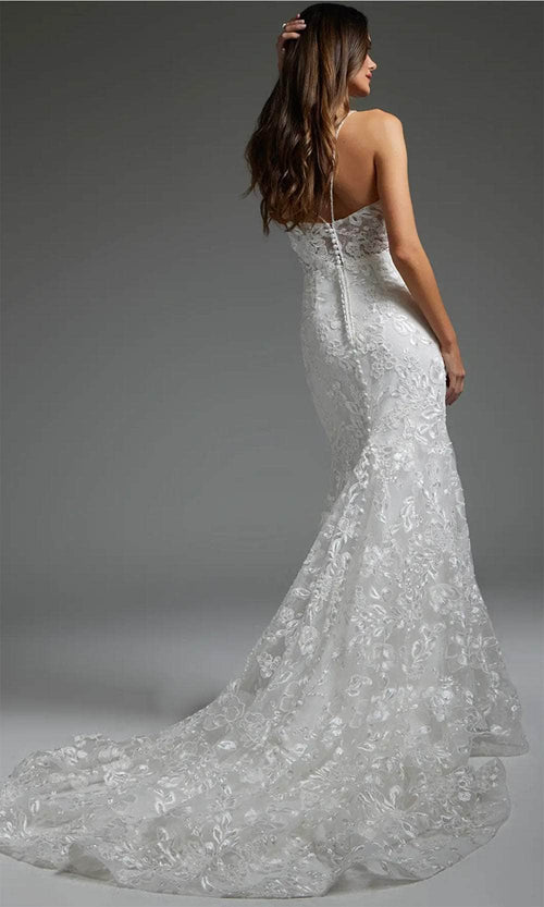 Jovani JB37538 - Floral Embroidered Bridal Gown - Prom