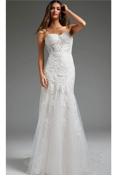 Jovani JB38490 - Sweetheart Trumpet Bridal Gown - Prom