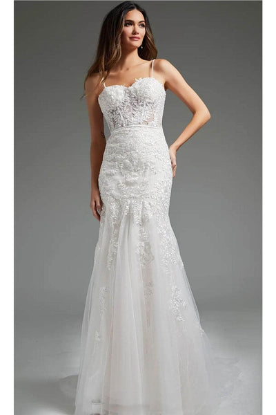 Jovani JB38490 - Sweetheart Trumpet Bridal Gown - Prom