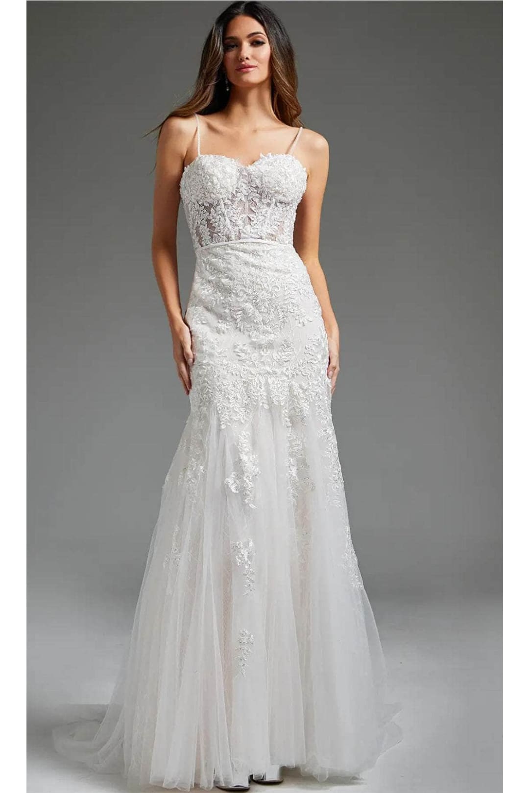 Jovani JB38490 - Sweetheart Trumpet Bridal Gown - Prom