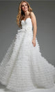 Jovani JB38958 - Ruffled A-Line Bridal Gown - Prom