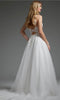 Jovani JB40513 - Bridal Gown with Embroidered Tulle - Prom