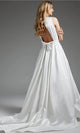 Jovani JB42319 - Jewel Neck Bridal Gown with Front Keyhole Detail - Prom