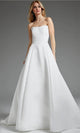 Jovani JB42346 - Strapless Bridal Gown with Seamed Bodice - Prom
