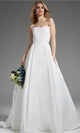 Jovani JB42346 - Strapless Bridal Gown with Seamed Bodice - Prom