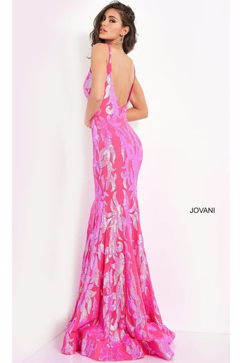 Jovani Long Designer Prom Dress with Sequins - Apparel & Accessories > Clothing > Dresses