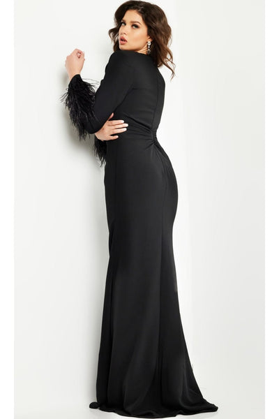 Jovani Long Sleeve Long Black Formal Dress 25898 - Apparel & Accessories > Clothing > Dresses