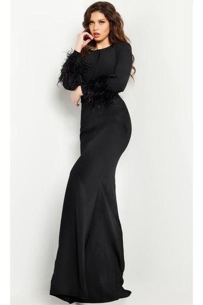 Jovani Long Sleeve Long Black Formal Dress 25898 - Apparel & Accessories > Clothing > Dresses