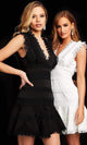Jovani - M02856 V-Neck A-Line Gown - Prom