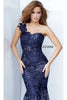 Jovani One-Shoulder Glitter Long Prom Dress 02445 - Prom
