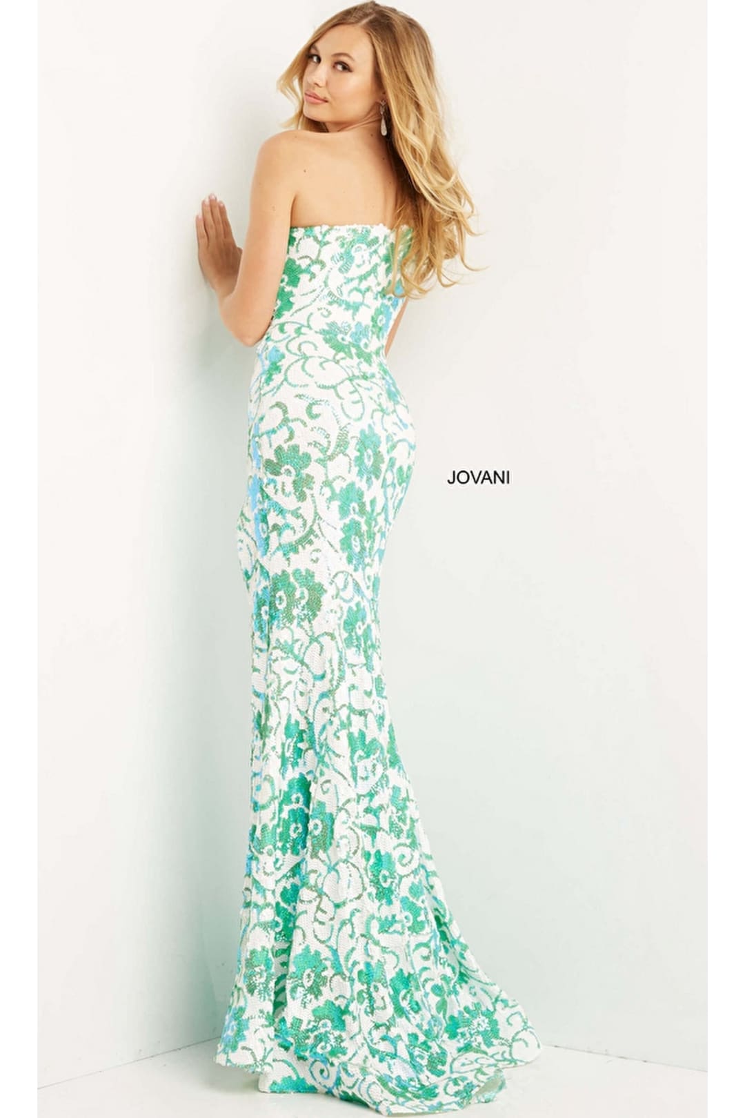 Jovani One-Shoulder Long Sequin Prom Dress 08256 - Prom