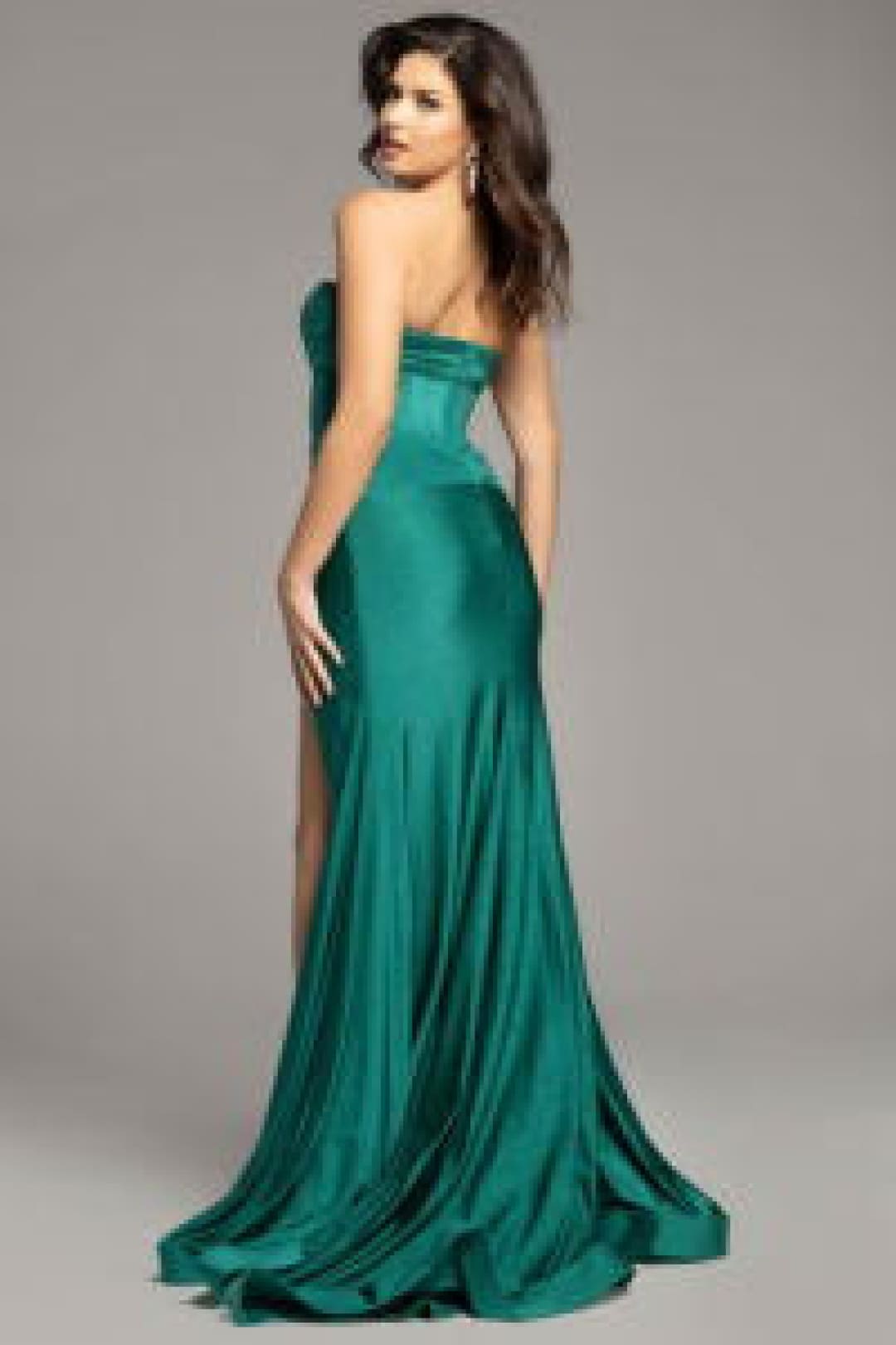 Jovani Prom Dress Strapless Cut-Out Glitter Long Evening Gown 43419 - Apparel & Accessories > Clothing > Dresses