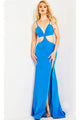 Jovani Royal Blue Long Cut-Out Prom Dress 23829 - Royal / Prom