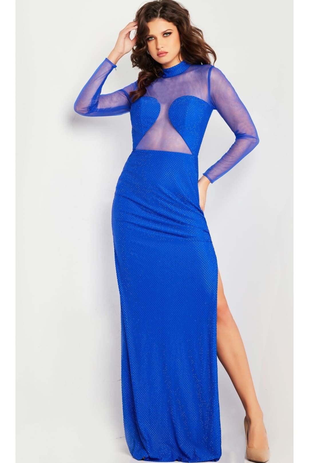 Jovani Royal Blue Long Formal Dress 24555 - Prom