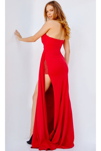 Jovani Strapless Beaded-Bust Long Prom Dress 24263 - Prom