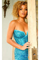 Jovani Strapless Long Sequin Prom Dress 23077 - Apparel & Accessories > Clothing > Dresses