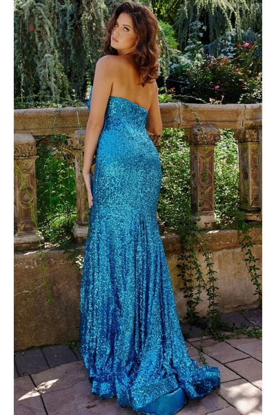 Jovani Strapless Long Sequin Prom Dress 23077 - Apparel & Accessories > Clothing > Dresses