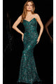 Jovani Strapless Sequin Long Prom Dress 05054 - Apparel & Accessories > Clothing > Dresses