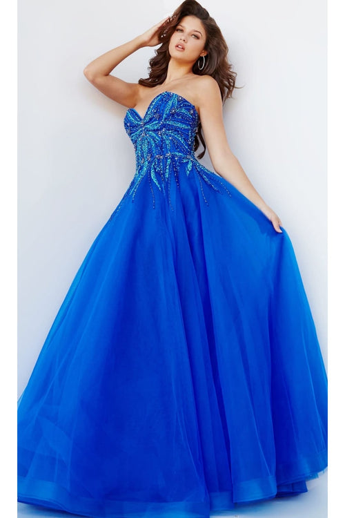 Jovani Strapless Sweetheart Long Prom Gown 07946 - Apparel & Accessories > Clothing > Dresses