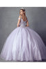 Embellished Quinceanera Ball Formal Gown