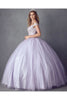 Embellished Quinceanera Ball Formal Gown