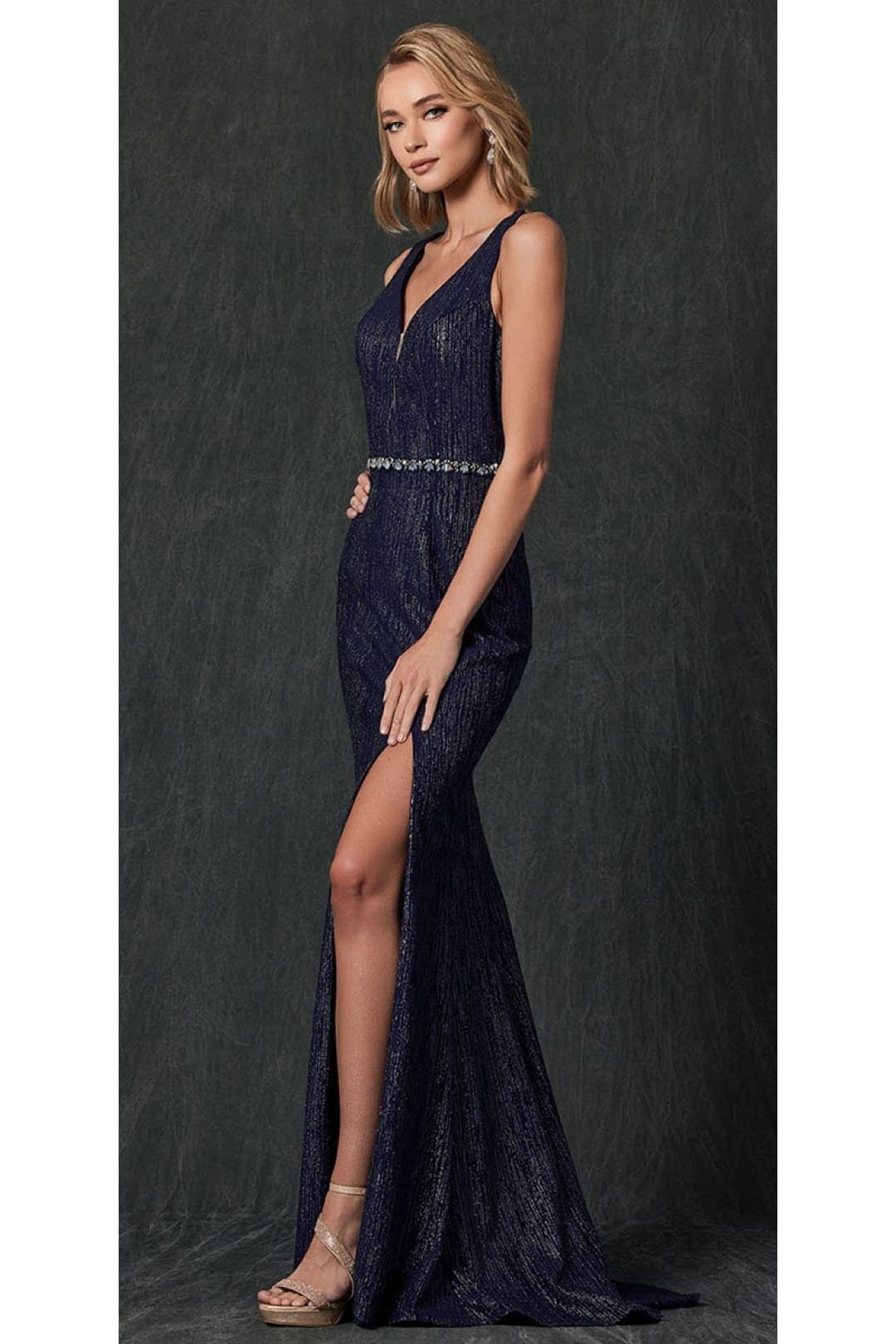 Strappy Formal Evening Gown