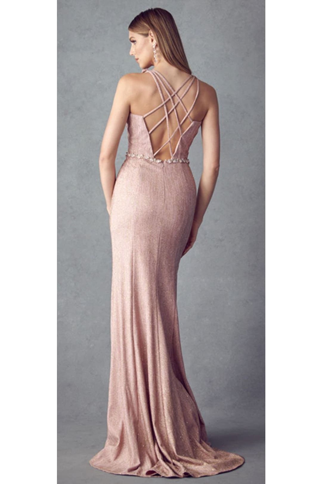 Strappy Formal Evening Gown