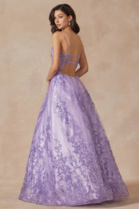 La Merchandise LAT2414 Glitter Special Occasion Corset Formal Gown