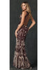 Sequined Mermaid Prom Evening Gown